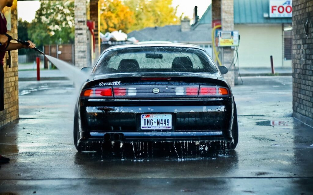 A Car in a Carwash